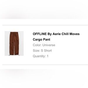 Offline by Aerie Chill Moves Cargo Pants